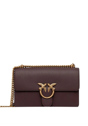 PINKO Love One flap shoulder bag - Brown