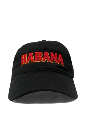 Melt embroidered baseball cap - Black