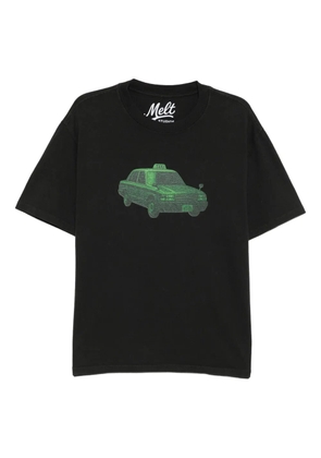 Melt graphic-print T-shirt - Black
