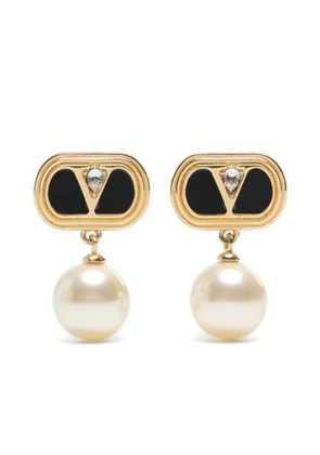 Valentino Garavani Ovalette earrings - Neutrals