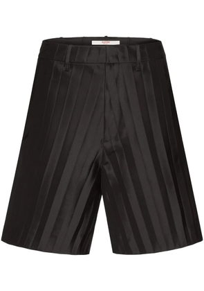 Valentino Garavani pleated tailored shorts - Black