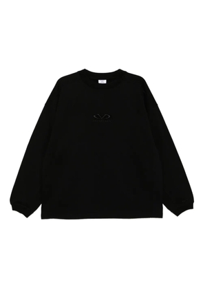 VETEMENTS oval logo hoodie - Black