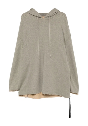 Rick Owens DRKSHDW faded-effect hoodie - Grey