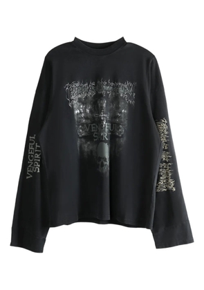 VETEMENTS long-sleeve sweater - Black