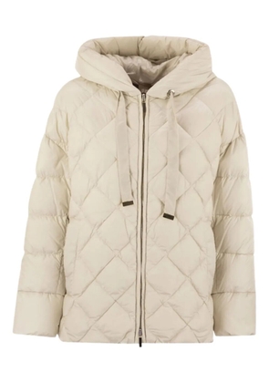 Max Mara quilted hooded jacket - Neutrals