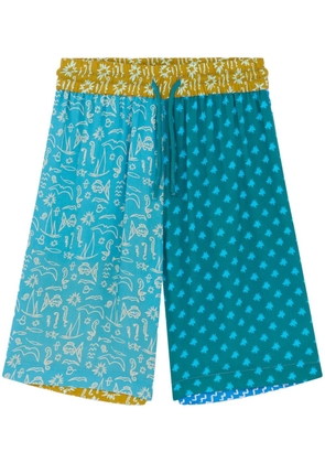 Donde Esteban Estrellitas shorts - Blue