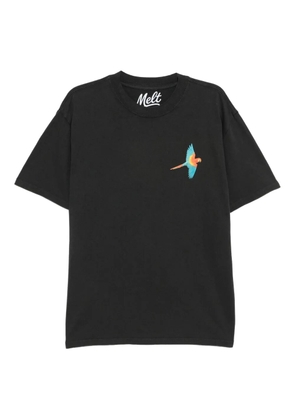 Melt graphic-print T-shirt - Neutrals