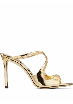 Jimmy Choo 95mm Anise sandals - Gold
