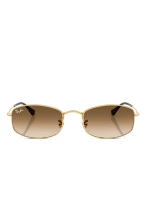 Ray-Ban rectangle-frame sunglasses - Gold