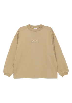 VETEMENTS oval logo sweatshirt - Brown