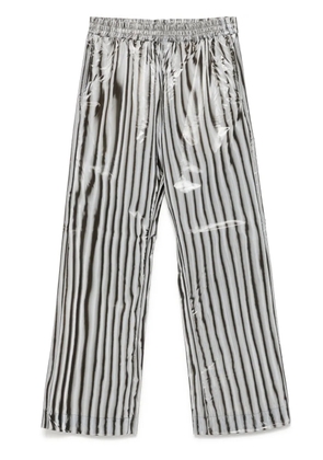 Walter Van Beirendonck straight-leg trousers - Silver