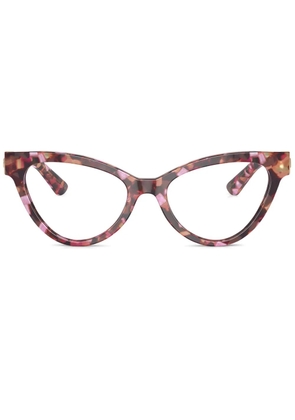 Dolce & Gabbana Eyewear logo-plaque frames - Pink