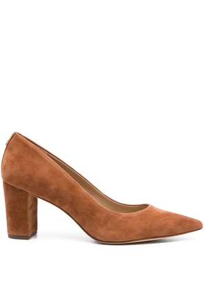 Lauren Ralph Lauren 70mm Lanette pointed-toe suede pumps - Brown