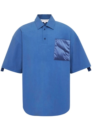 JW Anderson quilted-pocket polo shirt - Blue