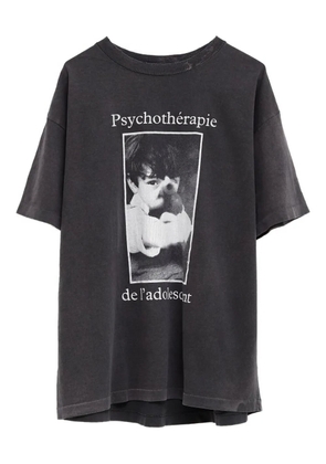 Enfants Riches Déprimés Psychothérapie De L'Adolescent graphic-print T-shirt - Black