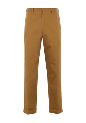 J.PRESS gabardine chino trousers - Brown