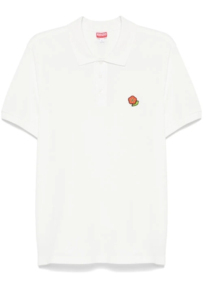 Kenzo Pop Embroidered polo shirt - White
