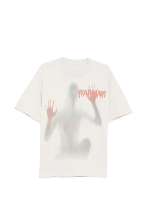 WARMAN graphic-print T-shirt - Neutrals