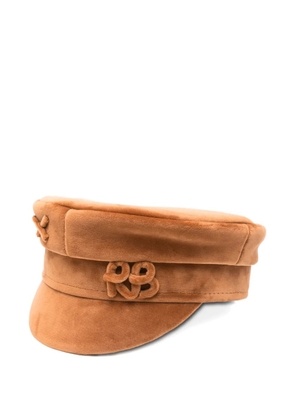 Ruslan Baginskiy logo-detail beret - Brown