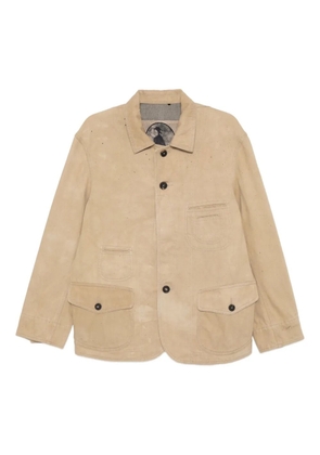 Ziggy Chen cotton denim jacket - Yellow