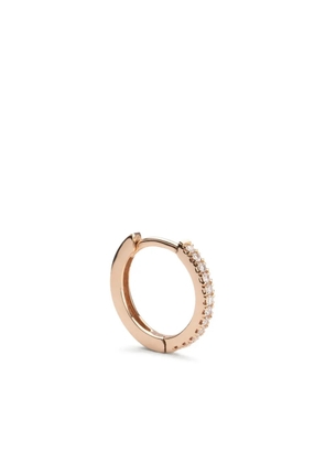 We by WHITEbIRD large 18K rose gold Margot diamond earring