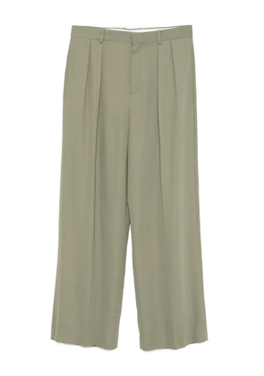 LOEWE logo-embroidered trousers - Green