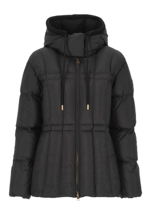 Moncler hooded quilted puffer jacket - Black