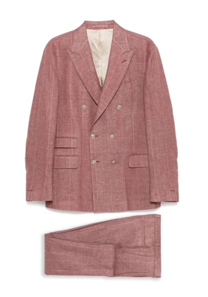 Eleventy double-breasted suit - Purple