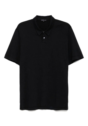 James Perse brushed lotus polo shirt - Blue