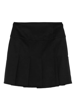 OUR LEGACY Girdle pleated mini skirt - Black
