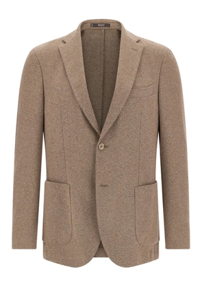 Boggi Milano patch-pocket blazer - Brown