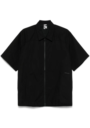 GR10K poplin zipped shirt - Black