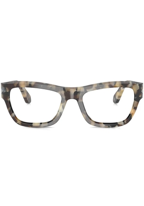 Persol tortoiseshell-effect square glasses - Brown