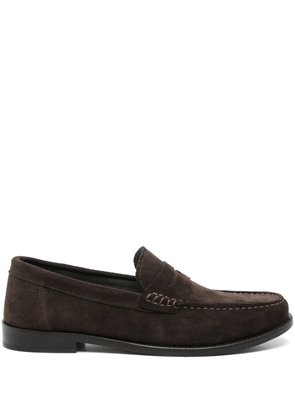 Corneliani suede loafers - Brown