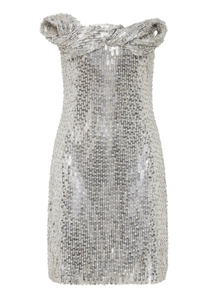 Rachel Gilbert Rosalie mini dress - Silver
