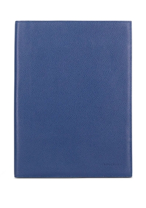 Longchamp Le Foulonné leather notepad cover - Blue