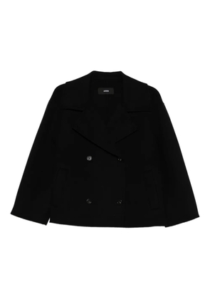 Arma double-breasted coat - Black