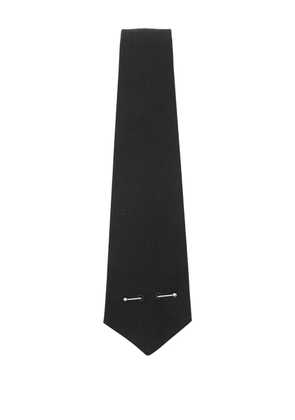MEDEEA picercing-detail tie - Black