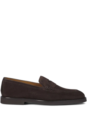 Doucal's suede loafers - Brown