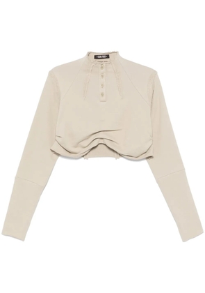 Elena Velez Amish sweatshirt - Neutrals