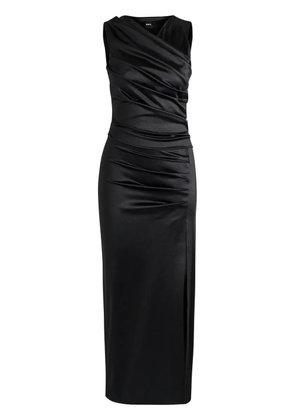 BOSS draped maxi dress - Black