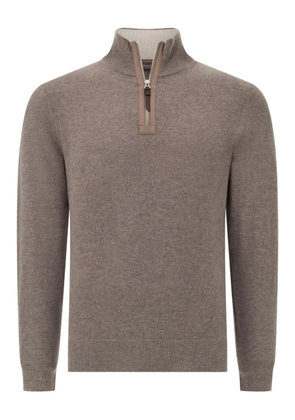 Boggi Milano half-zip pullover - Neutrals
