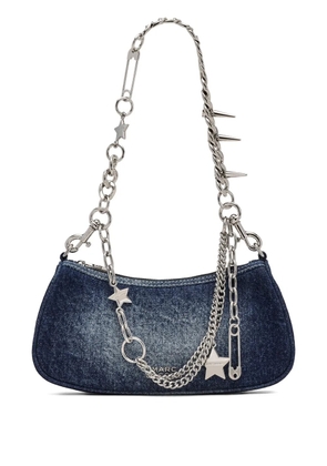 Marc Jacobs denim charm shoulder bag - Blue