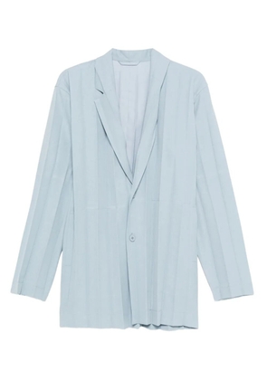 Homme Plissé Issey Miyake pleated blazer - Blue