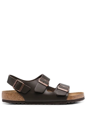 Birkenstock buckle-fastening leather sandals - Brown