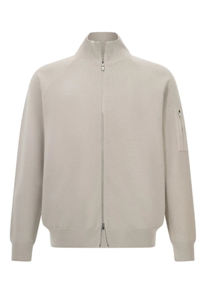 Boggi Milano zip-up sweatshirt - Neutrals