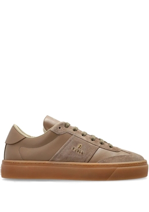 Furla leather sneakers - Neutrals
