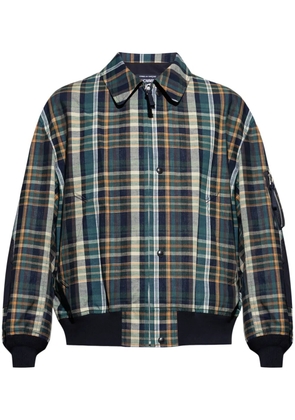 Comme des Garçons Homme Plus checked bomber jacket - Green