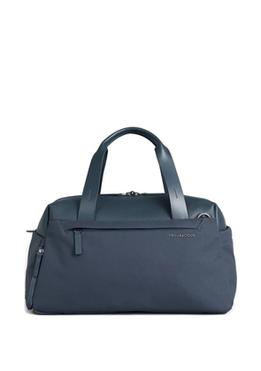 Troubadour leather-handle duffel holdalls - Blue