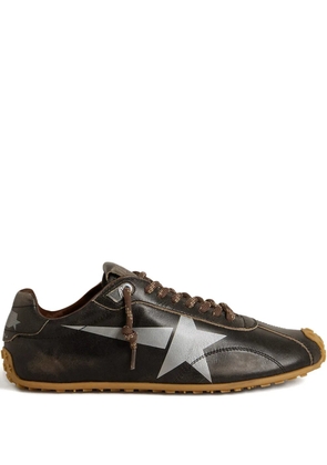 Golden Goose Marathon Speed logo-printed sneakers - Brown